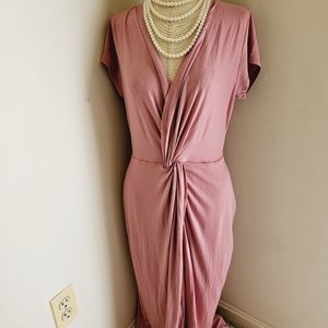 ROLLA COSTER JUNIORS TULIP FRONT ROSE PINK MAXI DRESS
